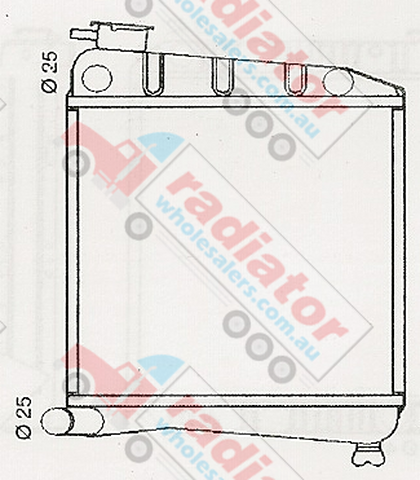 RW598104M Radiator